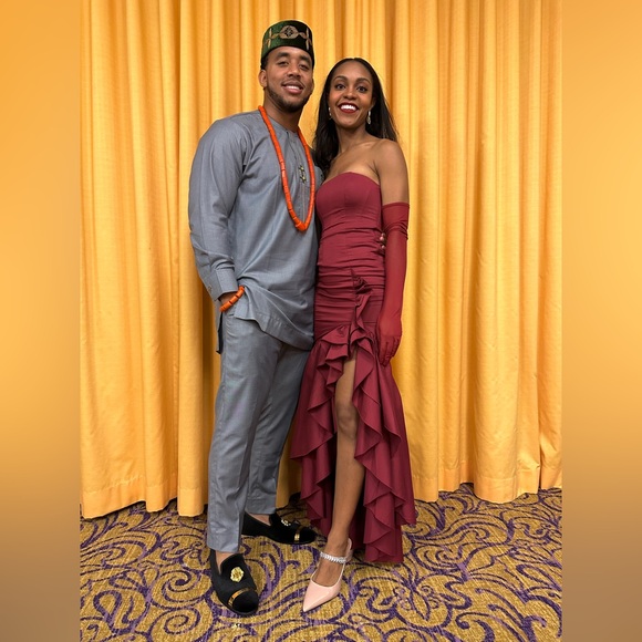 BabyBoo Angelina Maxi Dress - Burgundy - Picture 4 of 4